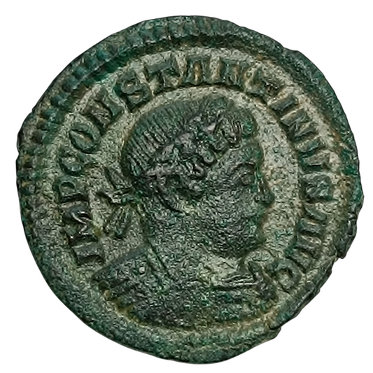 Constantin Ier (306-337) Follis Soli Invicto Comiti Londres (MLL) 3.68 gr 20.5 mm