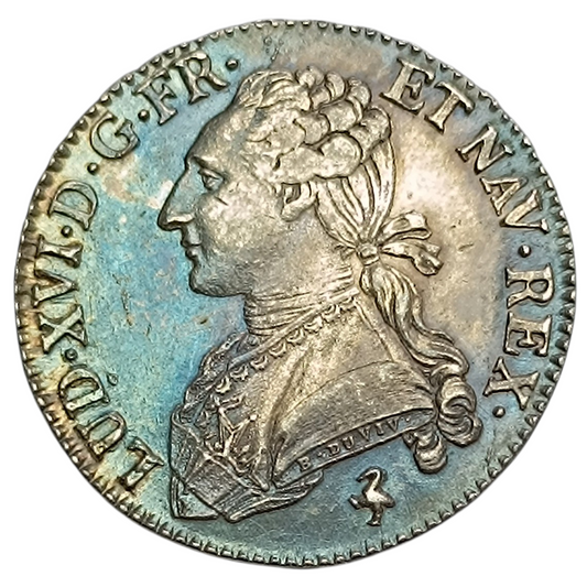 Louis XVI (1774-1792) Demi Écu aux branches d'olivier 1790 A Paris Argent 14.71 gr