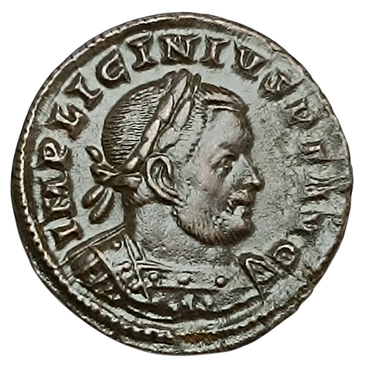 Licinius (308-324) Follis Genio Pop Rom Trêves 3.75 gr 20 mm