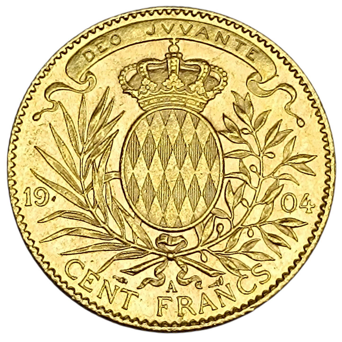 MONACO Albert Ier (1899-1922) 100 francs Or 1904 - 32,27 gr Superbe