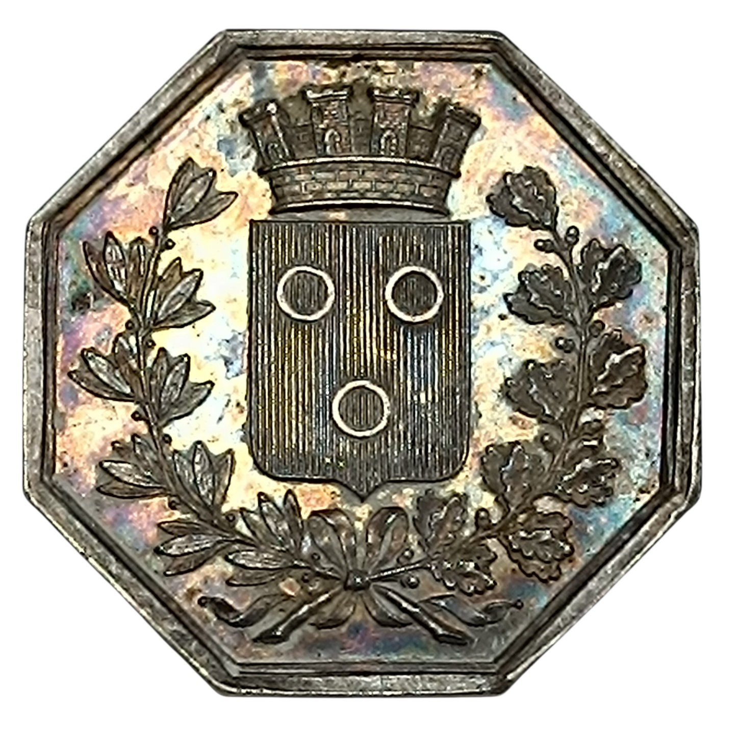 Jeton Notaires de l'arrondissement de Macon (Saône et Loire) Argent 11.56 gr 28.5 mm