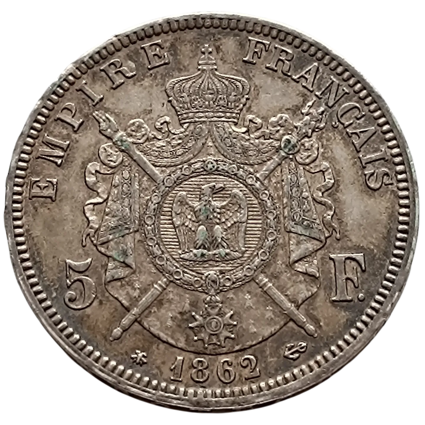 Napoléon III (1852-1870) 5 Francs 1862 A Paris Argent 25 gr
