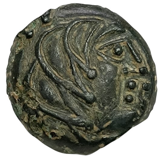 Gaule Sénons (Région de Sens) Bronze YLLYCCI à l'oiseau 2.70 gr