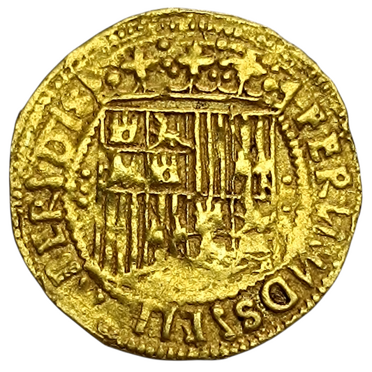 Espagne Excelente Ferdinand et Isabelle Séville Or 3.46 Gr