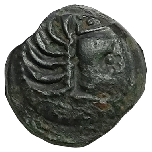 Gaule Carnutes (Région de Chartres) Bronze à l'aigle et à la rouelle 2.75 gr