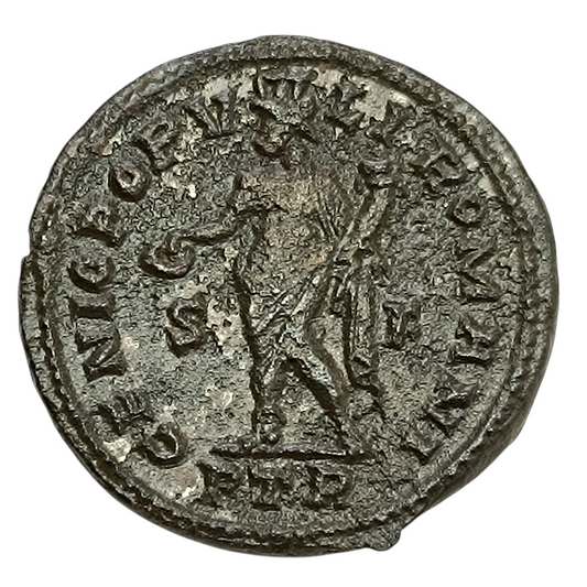 Galère (305-311) Follis Genio Popvli Romani Trêves 11.19 gr
