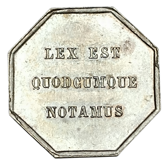 Jeton Notaires de Lesparre Gironde Argent 10.64 gr 25 mm