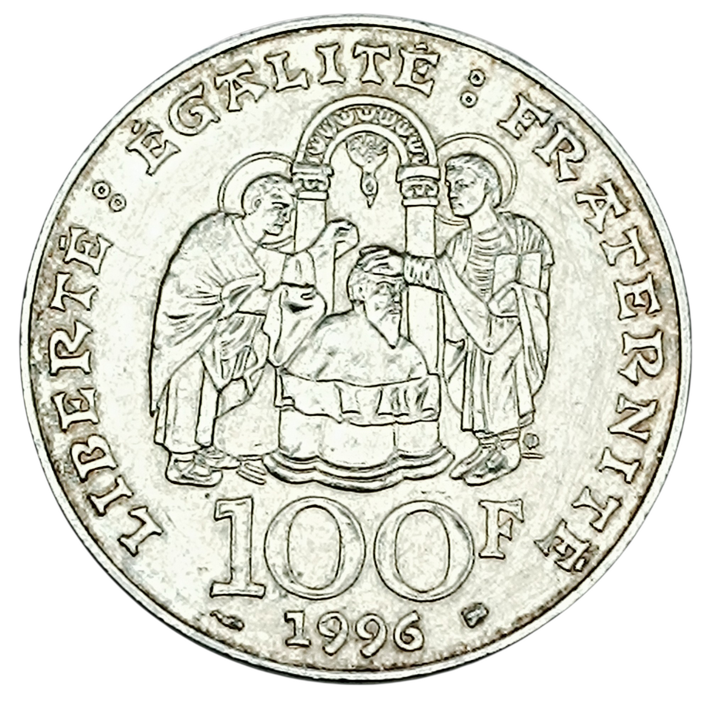 Clovis roi des francs 100 Francs 1996 Argent 14.98 gr
