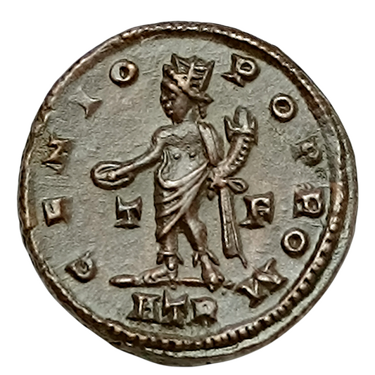 Licinius (308-324) Follis Genio Pop Rom Trêves 3.75 gr 20 mm