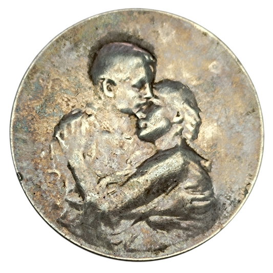 Médaille de Mariage et Amour 22 Décembre 1908 Argent par Vernon 33.76 gr