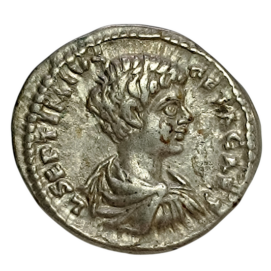 Geta (211) Denier Spes Perpetuae 3.35 gr