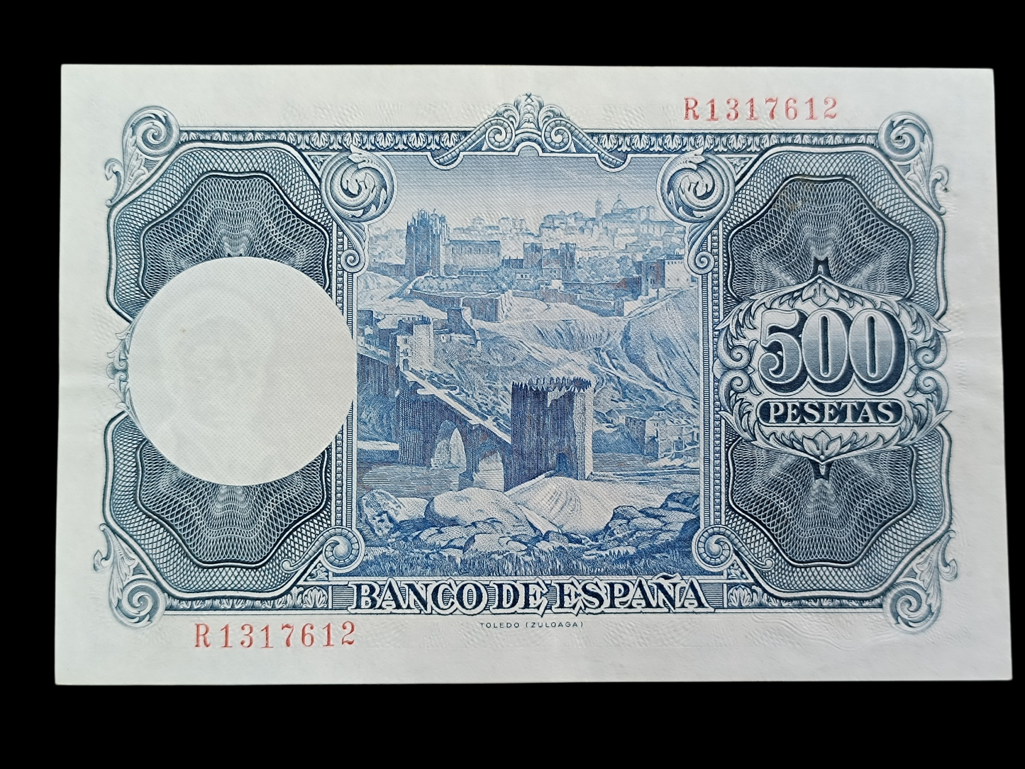 Espagne Billet de 500 Pesetas 1954. État SUP