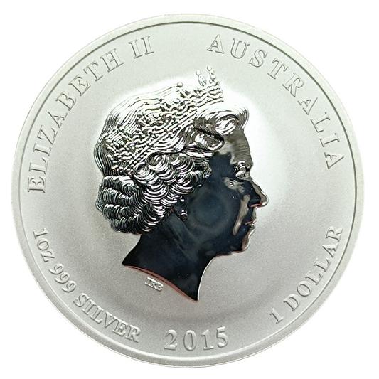 Australie 1 Dollar 2015 Year of the Goat 1 Once argent 1 oz silver .999