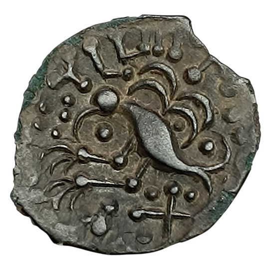 Gaule Sénons (Région de Sens) Bronze YLLYCCI à l'oiseau 2.44 gr