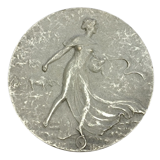 Jeton Délégation Française des Producteurs de Nitrate de Soude du Chili Bronze Argenté 19.07 gr 37 mm