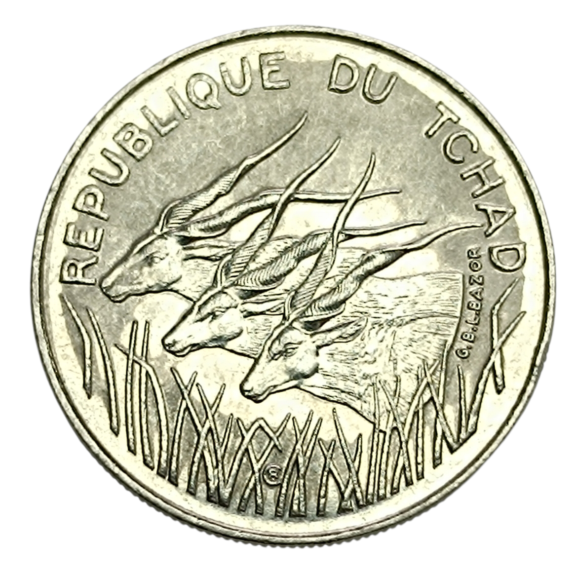 Republic of Chad 100 francs 1990