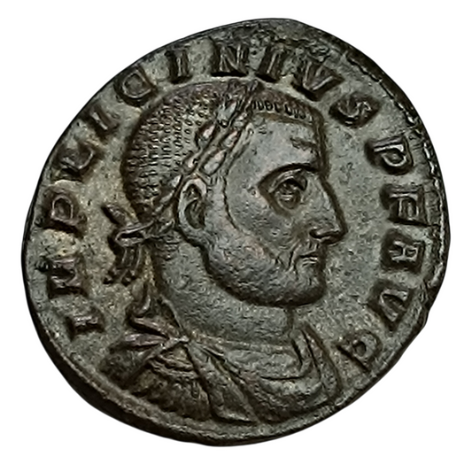 Licinius (308-324) Follis Sol Invicto Comiti Arles 3.03 gr 21 mm