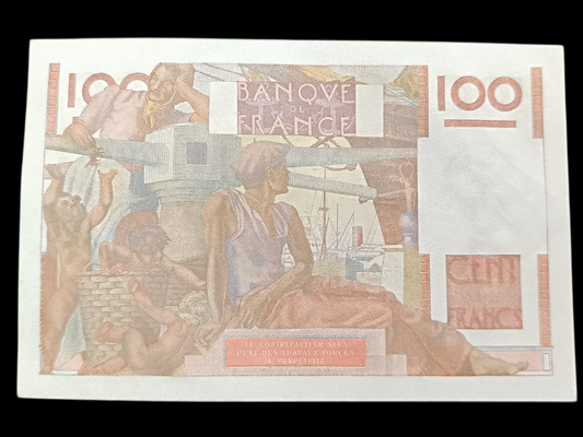 Billet 100 francs Jeune Paysan 2-10-1952. M.504. Quasi Neuf