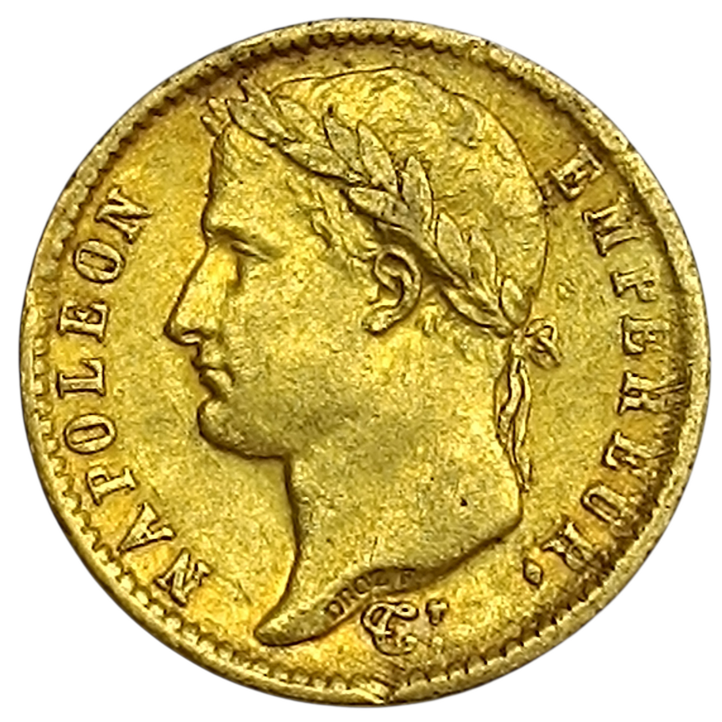 Napoleon Emperor (1804-1814) 20 Francs Gold 1813 Q Perpignan Reverse Empire 6.43 gr