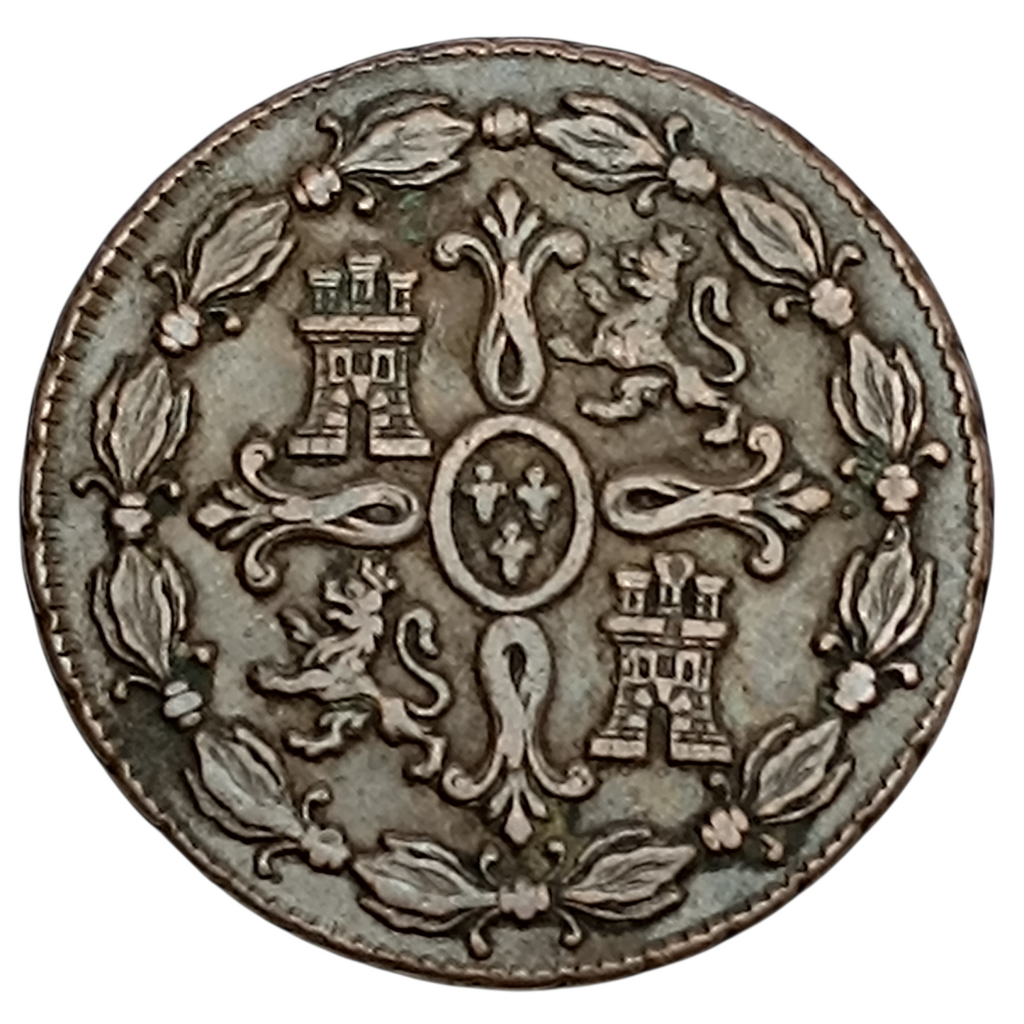 España 8 Maravedís 1775 Carlos III 11,28 gr