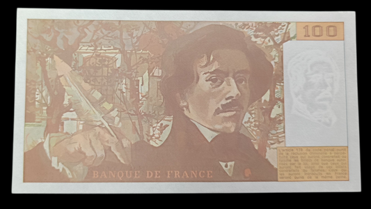 Billet 100 Francs Delacroix 1993. Q.232. État Neuf
