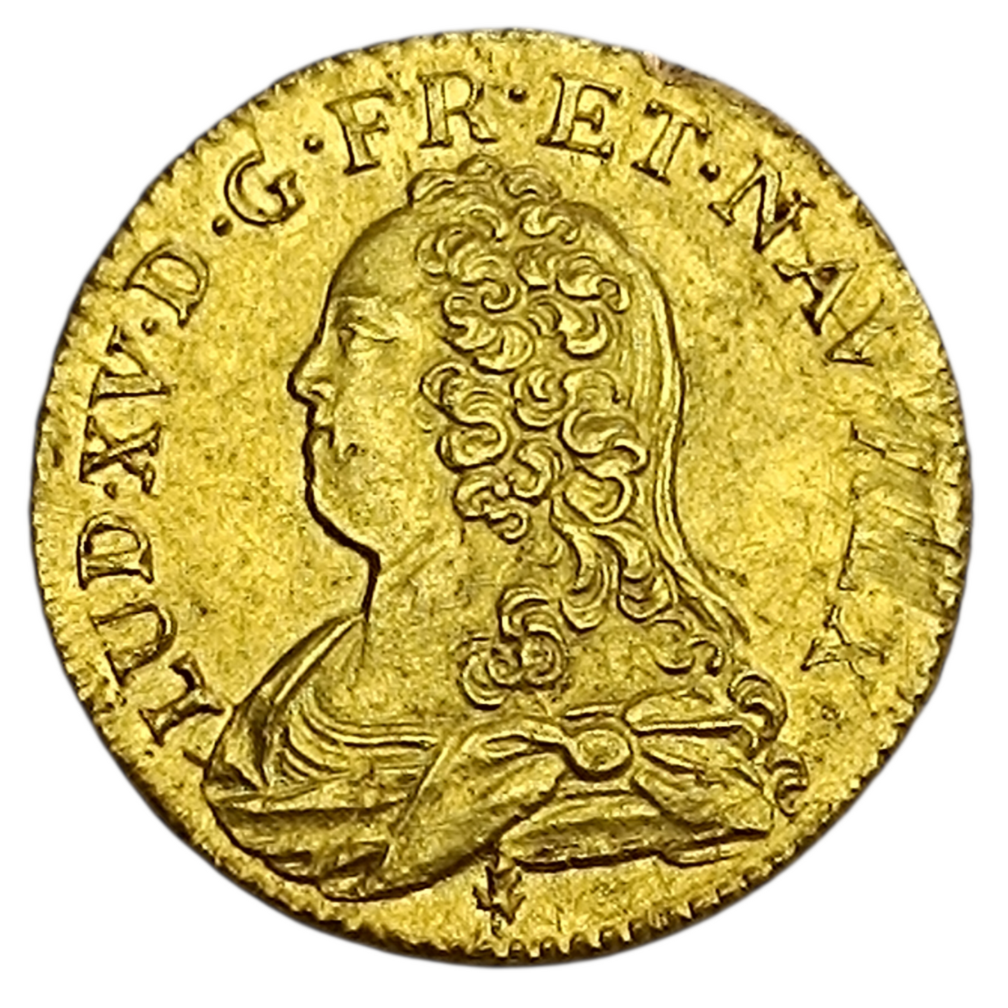 Louis XV (1715-1774) Louis d'or aux lunettes 1726 O Riom Or 8.13 gr