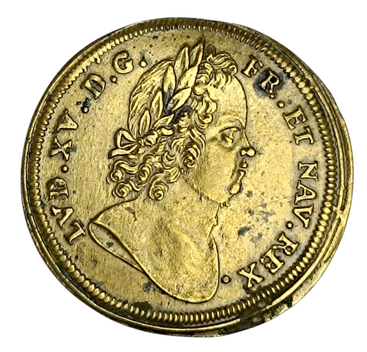 Jeton Nuremberg Louis XV (1715-1774) Aurea Condet Saeculat 2.04 gr