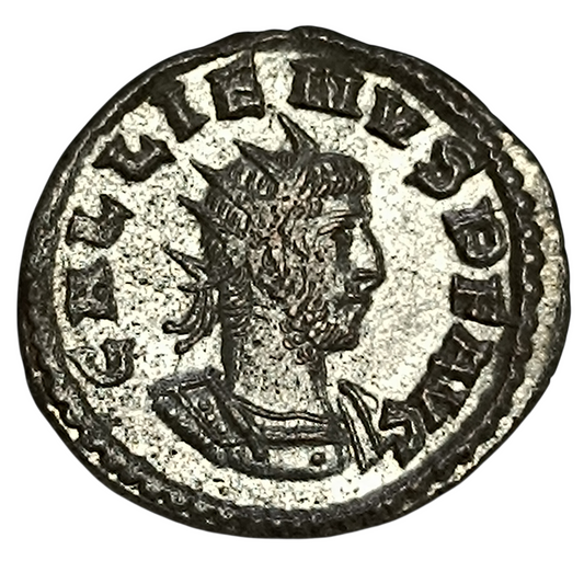Gallien (253-268) Antoninien Virtus Avg. Avec son argenture. 3.52 gr