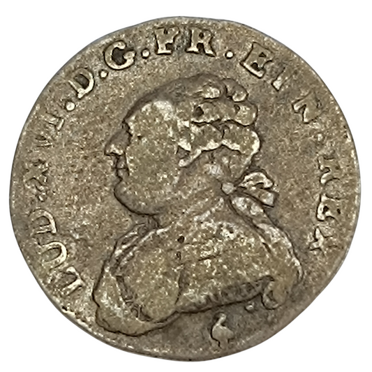 Louis XVI (1774-1793) Vingtième d'écu au buste fort 1783 A Paris Argent 1.40 gr