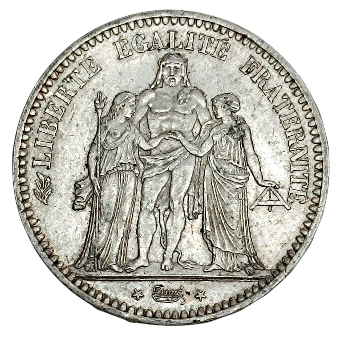 Seconde République 5 Francs 1849 A Paris Hercule Argent 24.97 gr