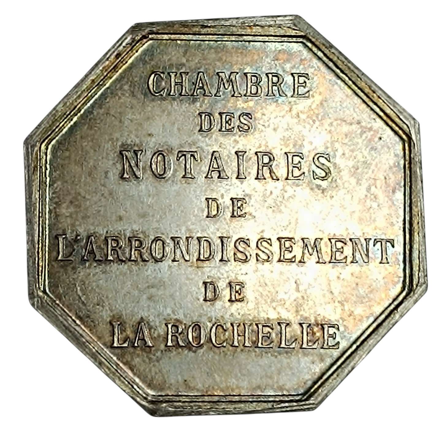 Ficha Cámara de Notarios La Rochelle Plata 14,52 gr 31 mm SUP