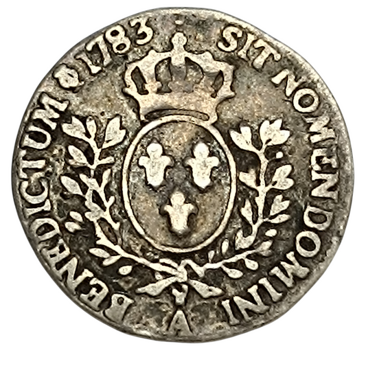 Louis XVI (1774-1793) Vingtième d'écu au buste fort 1783 A Paris Argent 1.40 gr