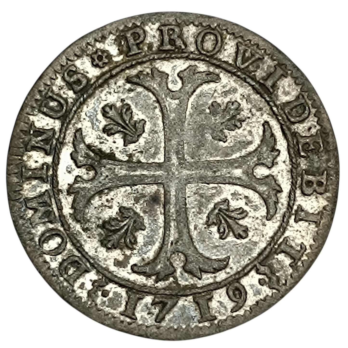 Suisse Canton de Berne 1/2 Batzen 1719 1.84 gr