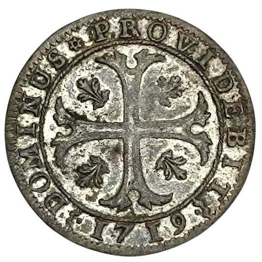 Suisse Canton de Berne 1/2 Batzen 1719 1.84 gr