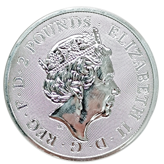 Royaume Uni 2 Pounds 2020 The Band Queen Argent .999 Silver Once