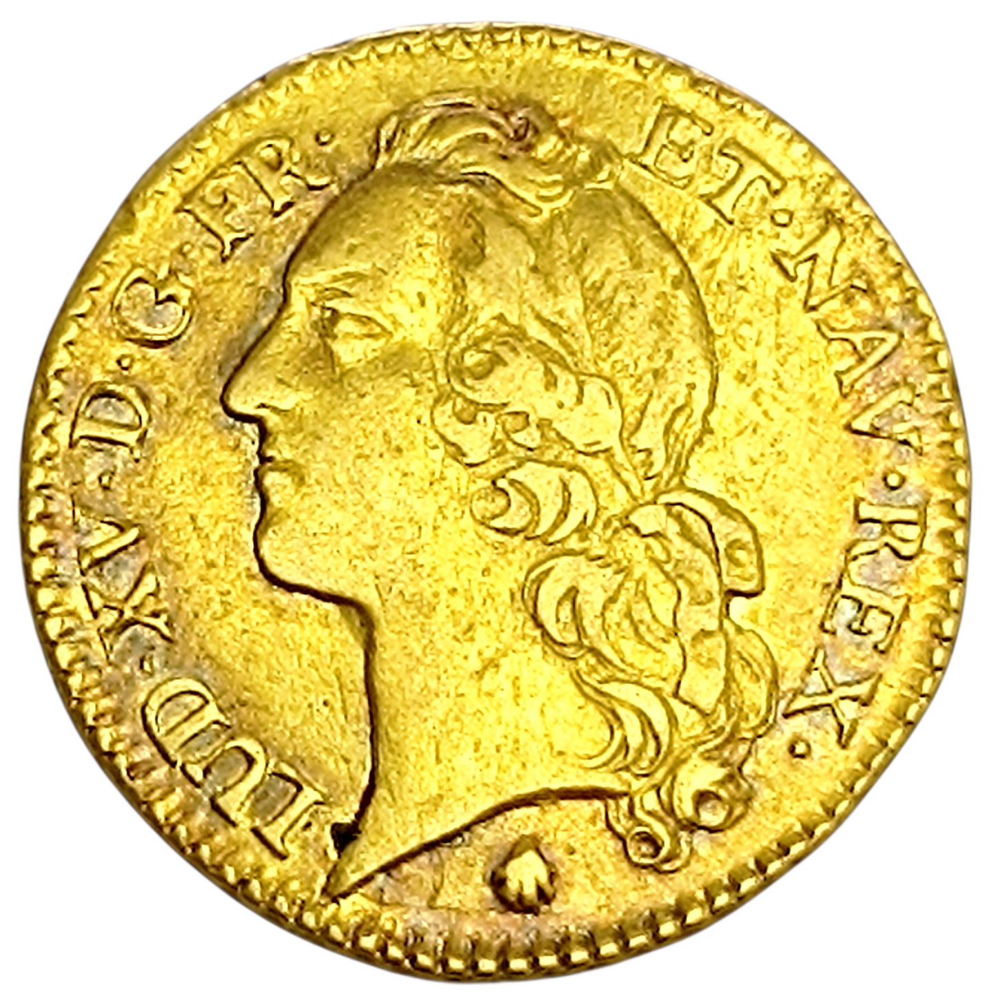 Louis XV (1715-1774) Louis d'or au Bandeau 1742 Q Perpignan 8.23 gr