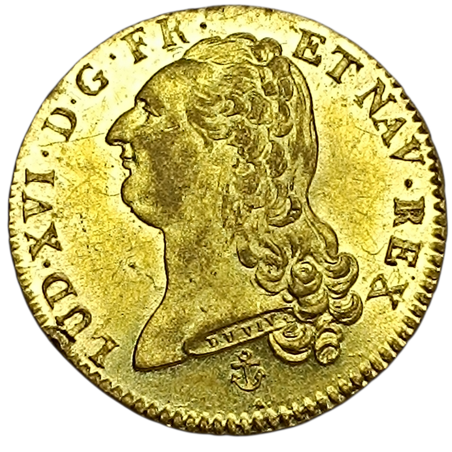 Louis XVI (1774-1792) Double Louis d'or à la tête nue 1786 H La Rochelle 15.23 gr