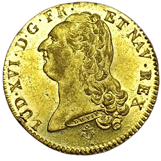 Louis XVI (1774-1792) Double Louis d'or à la tête nue 1786 H La Rochelle 15.23 gr