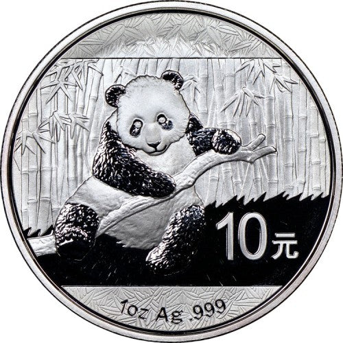 Chine 10 Yuan 2014 Panda 1 Once argent Oz Silver.999