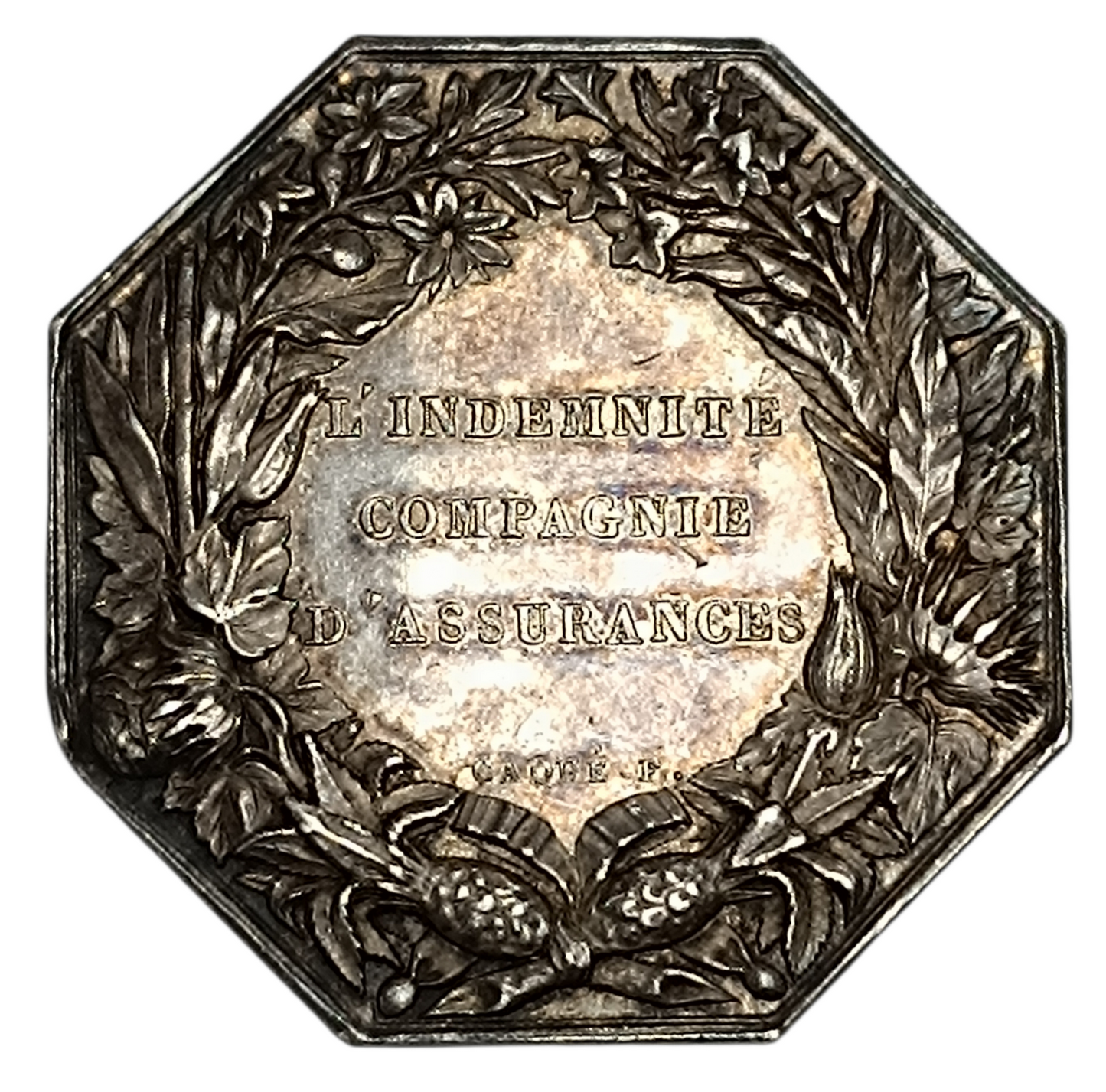 Jeton The Insurance Company compensation by Silver Caque 18.95 Gr 35 mm