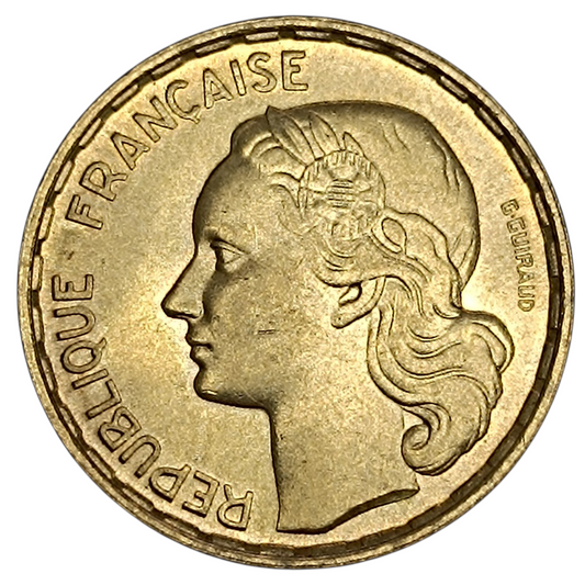 Guiraud 50 Francs 1954 B Beaumont le Roger 7.99 gr