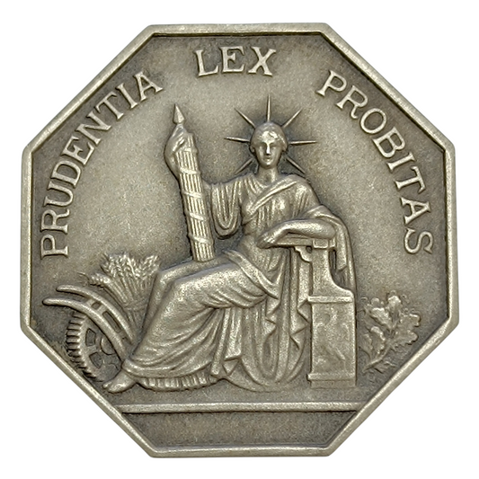 IT CHARGE DES Notaries of Brest Finistère Flan Mat Silver 15.52 Gr 33 mm