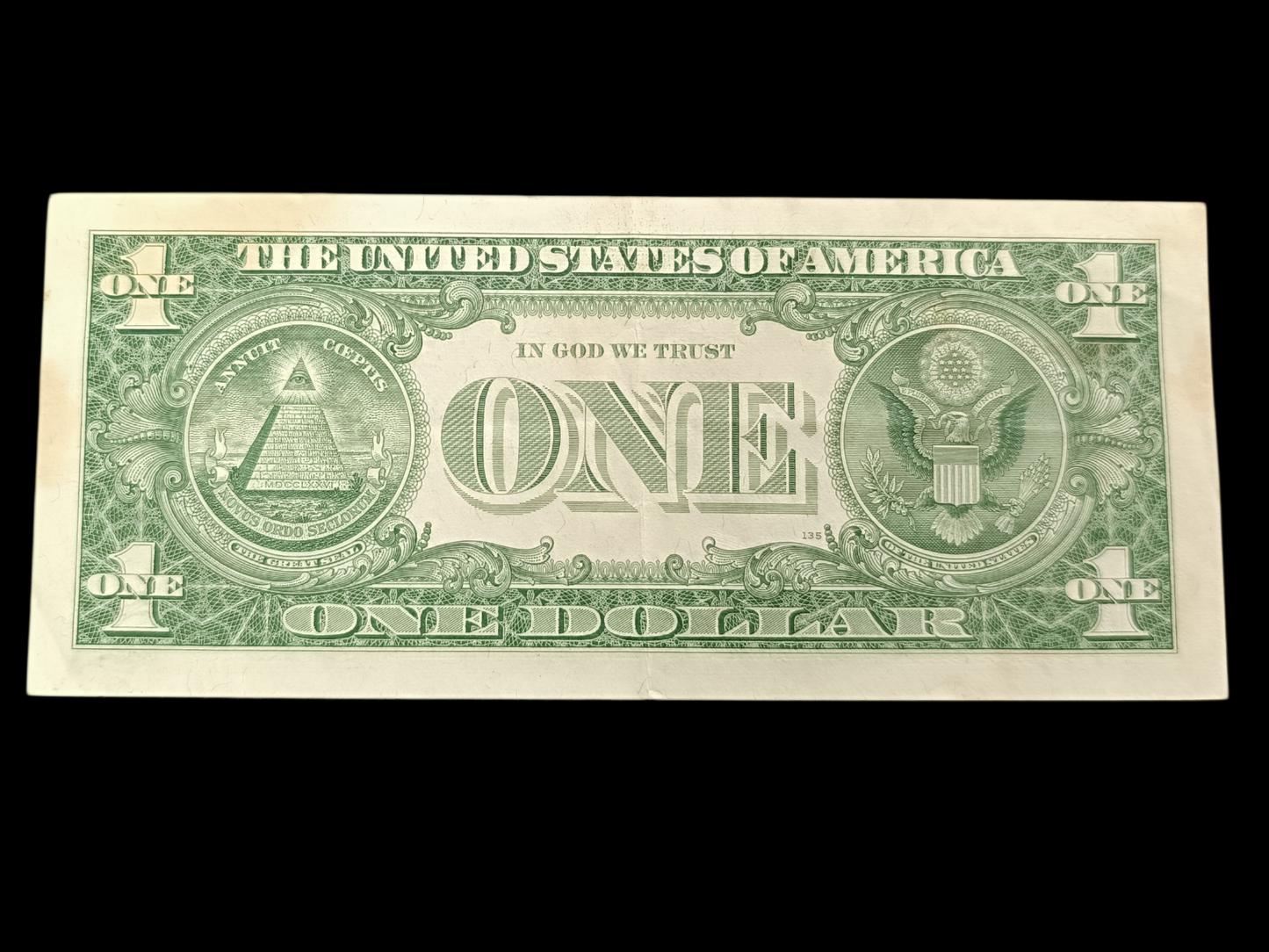 États Unis USA billet 1 Dollar 1957 série F. Sceau bleu.