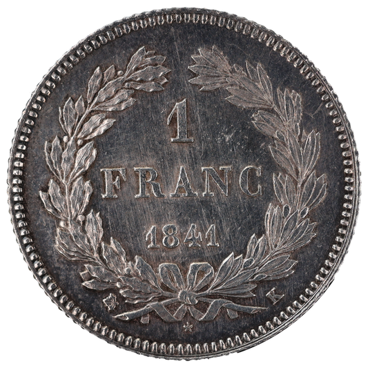 Luis Felipe I (1830-1848) 1 Franco 1841 K Burdeos 5,02 gr EBC