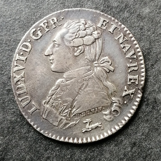 Louis XVI (1774-1792) 1/5 écu aux branches d'olivier 1784 R Orléans - 5,80 gr