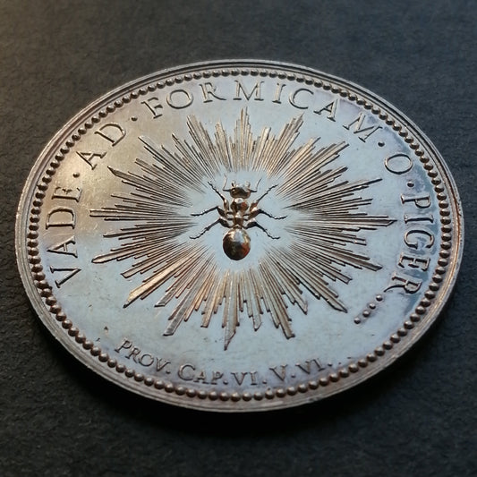 Jeton Caisse d'épargne et de prévoyance de Lyon 1822 Argent 10.68 gr 33 mm