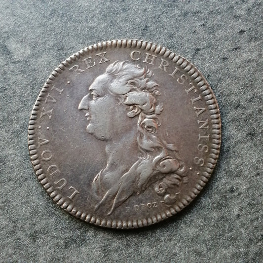 Jeton Chambre de commerce de Lille Louis XVI Argent 9.40 gr 32 mm