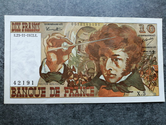 10 francs Berlioz - X.5 - E 23.11.1972