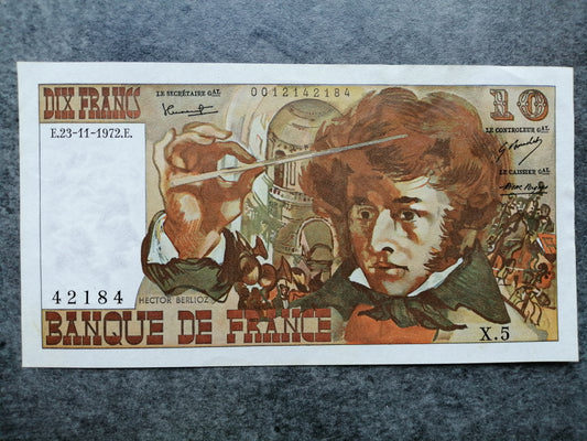 10 francs Berlioz - X.5 - E 23.11.1972