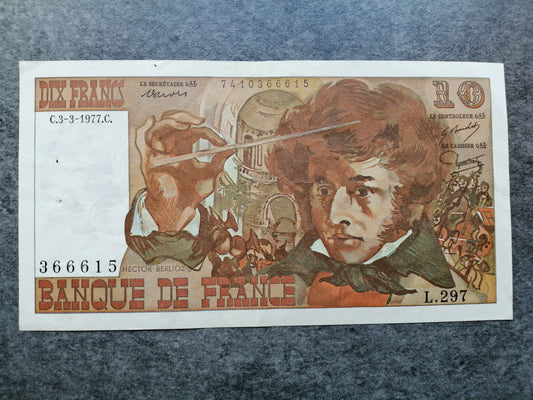 10 francs Berlioz - L.297 - C 3.3.1977
